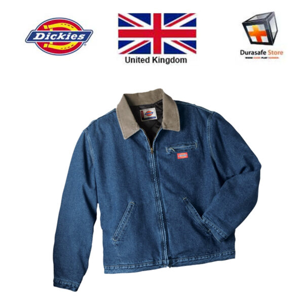 Dickies 780 Stone Washed Denim Jacket Blue, Size M - XL - Durawear