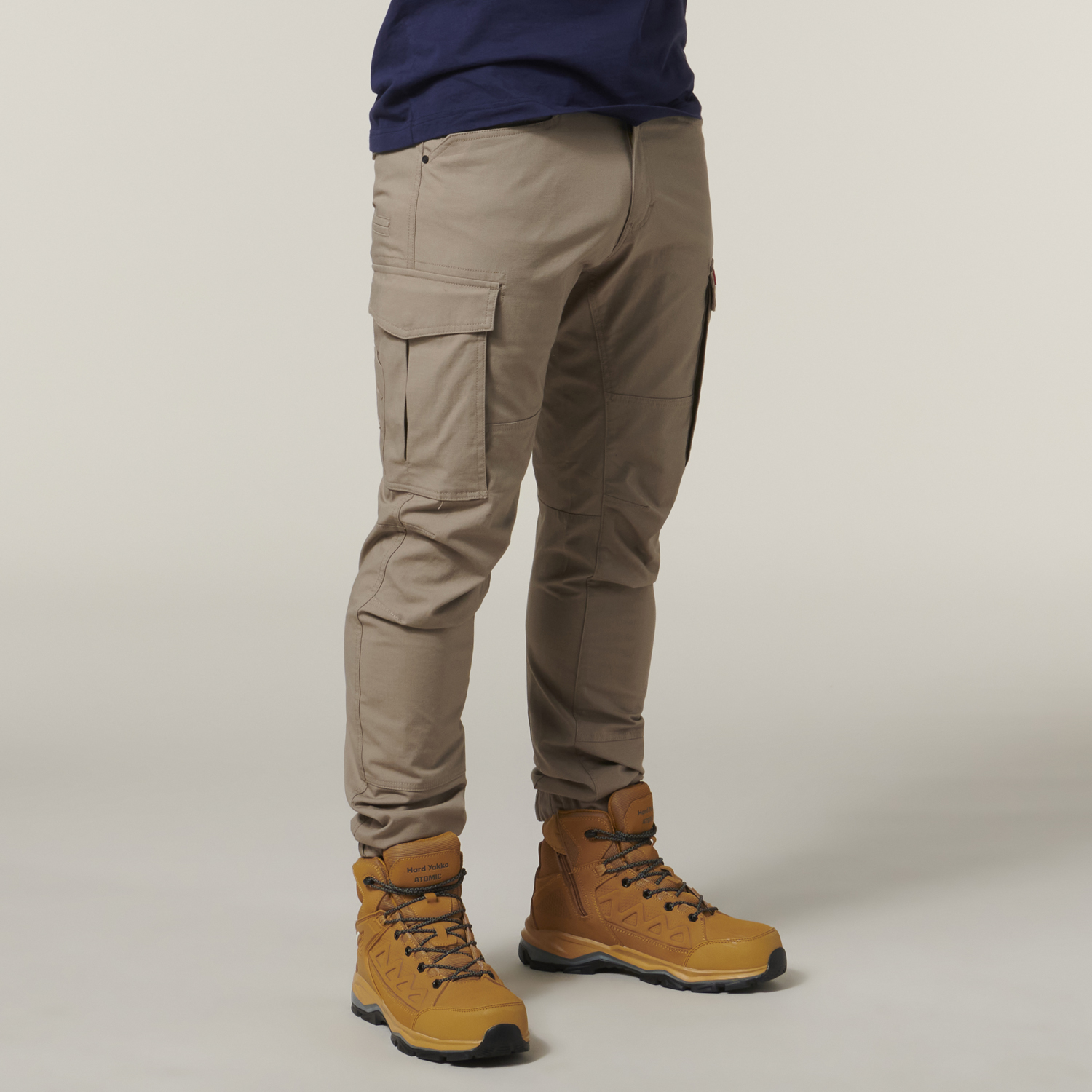 Y02340 3056 Stretch Ripstop Cargo Cuff Pant Desert action 3
